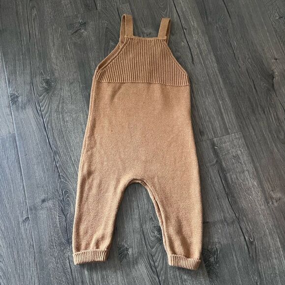 Mango Long knitted dungarees Overall size 9-12 months - Picture 6 of 8